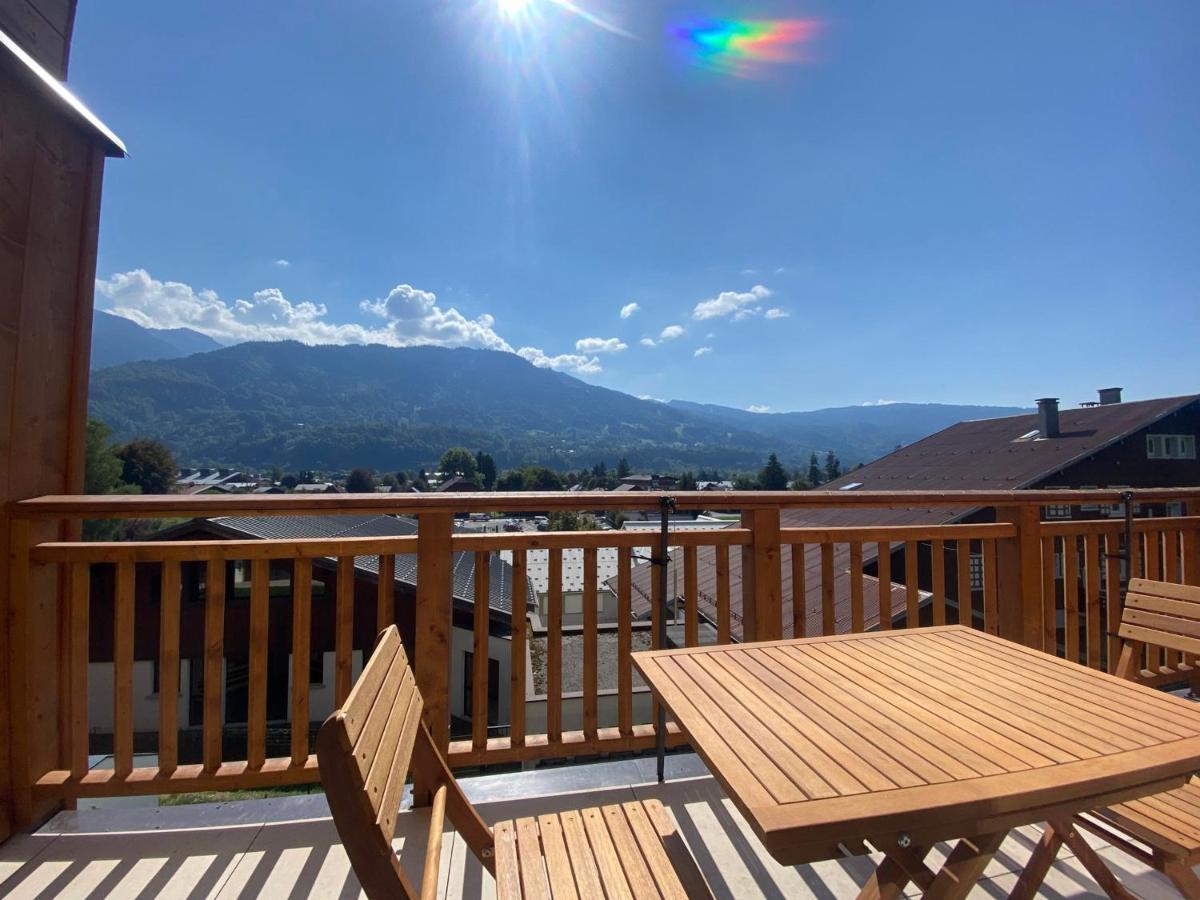 Appartement Familial Neuf Pres Du Village, 3 Chambres, Balcon Sud, Parking, Proche Ski-Bus, Samoens - Fr-1-642-80 ภายนอก รูปภาพ